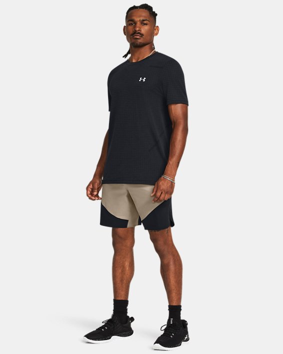 Men's UA Vanish Elite Hybrid Shorts in Brown image number 2